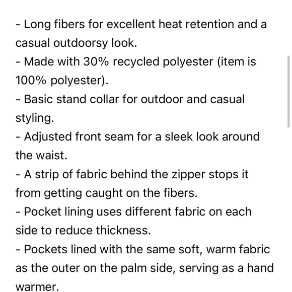 UNIQLO FLUFFY FLEECE ZIPPED JACKET SIZE S - Picture 3 of 5